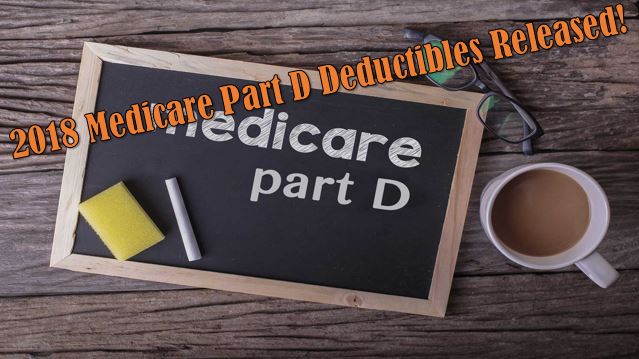 2018 Medicare Part D Deductibles  and Co Pay Changes…Released!